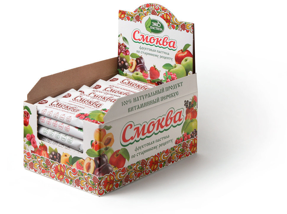  Смоква Яблочно-клюквенная (блок 30шт по 30г) в Сафонове